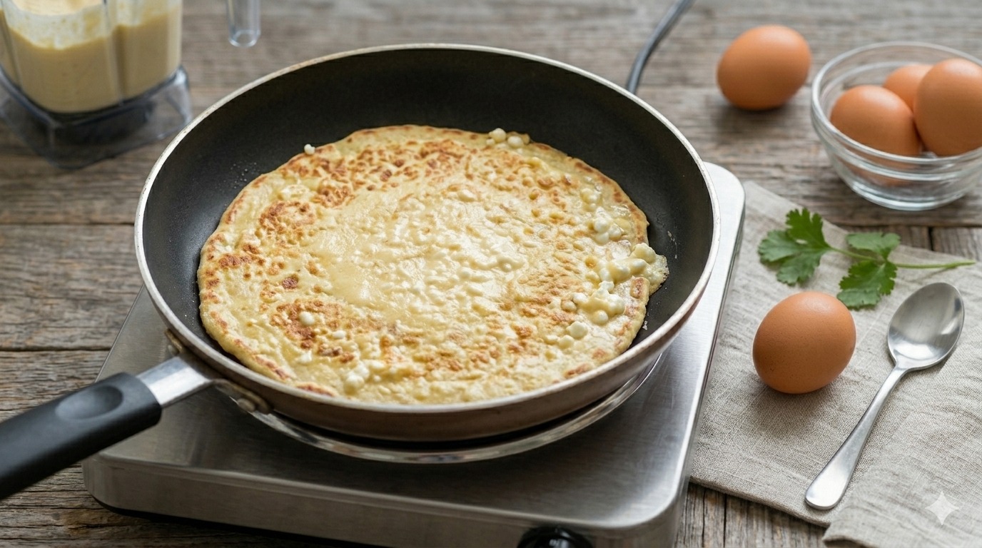 2 ingredient flatbread recipe cottage cheese healthy breakfast
