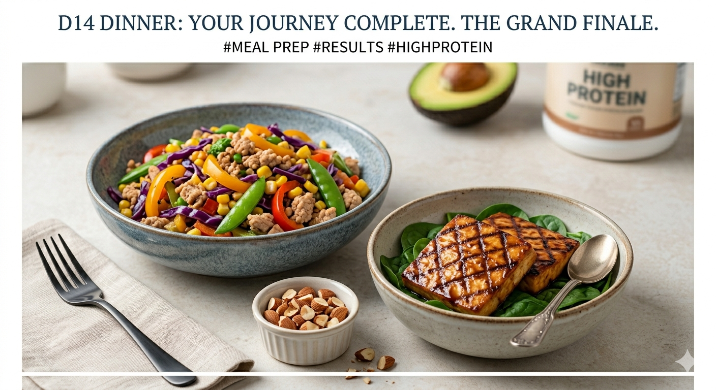 Fitness-focused high protein meal prep with grilled chicken, quinoa, boiled eggs, fresh vegetables, and protein shakes for healthy weight loss.