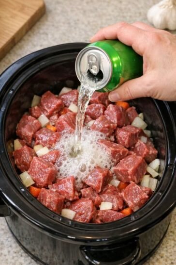 Amish Beef Tips with Lemon-Lime Soda – Slow Cooker