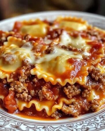 Crockpot Ravioli Lasagna Recipe