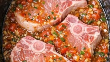 Father's Feast Pork Chops - Slow Cooker