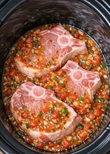 Father's Feast Pork Chops - Slow Cooker