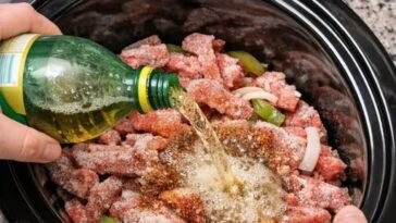 Ginger Ale BBQ Beef Strips-Slow Cooker