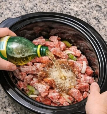 Ginger Ale BBQ Beef Strips-Slow Cooker