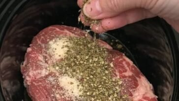 Marjoram Beef with Onion Gravy-Slow Cooker