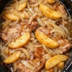 Slow Cooker Apple Onion Pork