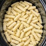 Slow Cooker Cheesy Onion Fries