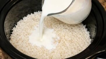 Slow Cooker Creamy Rice Pudding