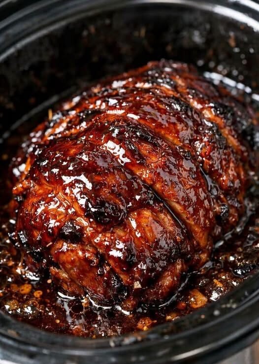 Slow Cooker Glazed Beef