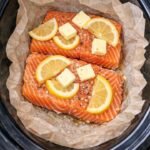 Slow Cooker Lemon Butter Salmon