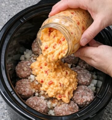 Slow Cooker Pimento Slider Beef