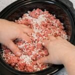 Slow Cooker Porcupine Meatballs