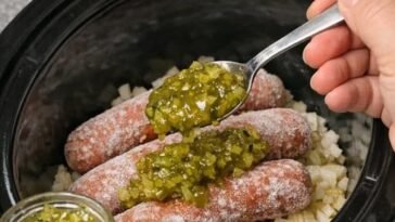 Slow Cooker Relish Hot Dogs