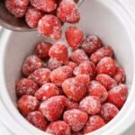 Slow Cooker Vintage Strawberry Cobbler