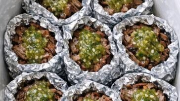 Salsa Verde Beef Foil Packets