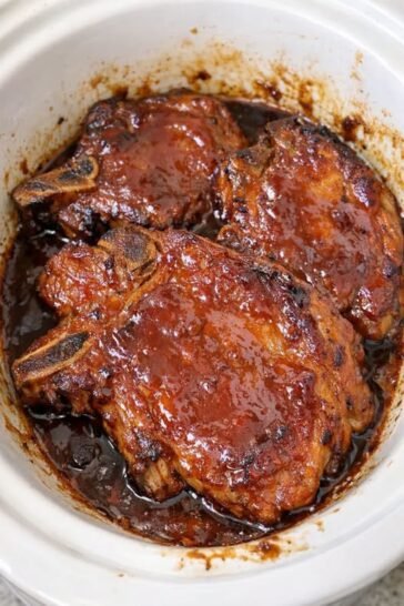 Slow Cooker BBQ Pork Chops