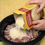 Slow Cooker Beef & Potato Hash