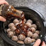 Slow Cooker Bourbon Street Beef Meatballs