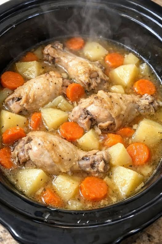Slow Cooker Chicken and Vegetable Stew