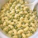 Slow Cooker Creamy Pea Macaroni