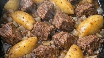 Slow Cooker Depression-Era Beef and Potatoes