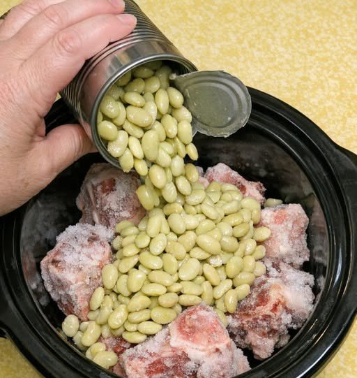 Slow Cooker Labor Day Beef and Bean Stew