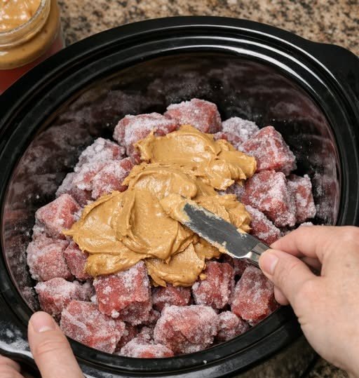 Slow Cooker Peanut Butter Beef
