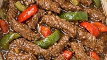 Slow Cooker Poor Man's Pepper Steak
